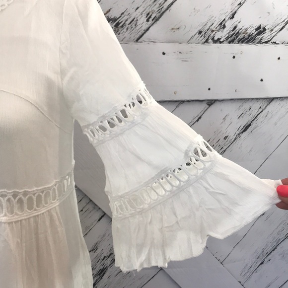 White Gauze Babydoll Dress💞 - Picture 4 of 7